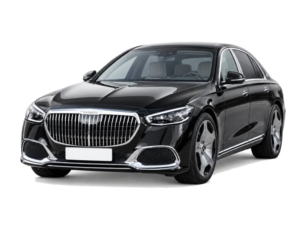 Mercedes-Maybach S-Class with chauffeur in Mykonos, Black Premium
