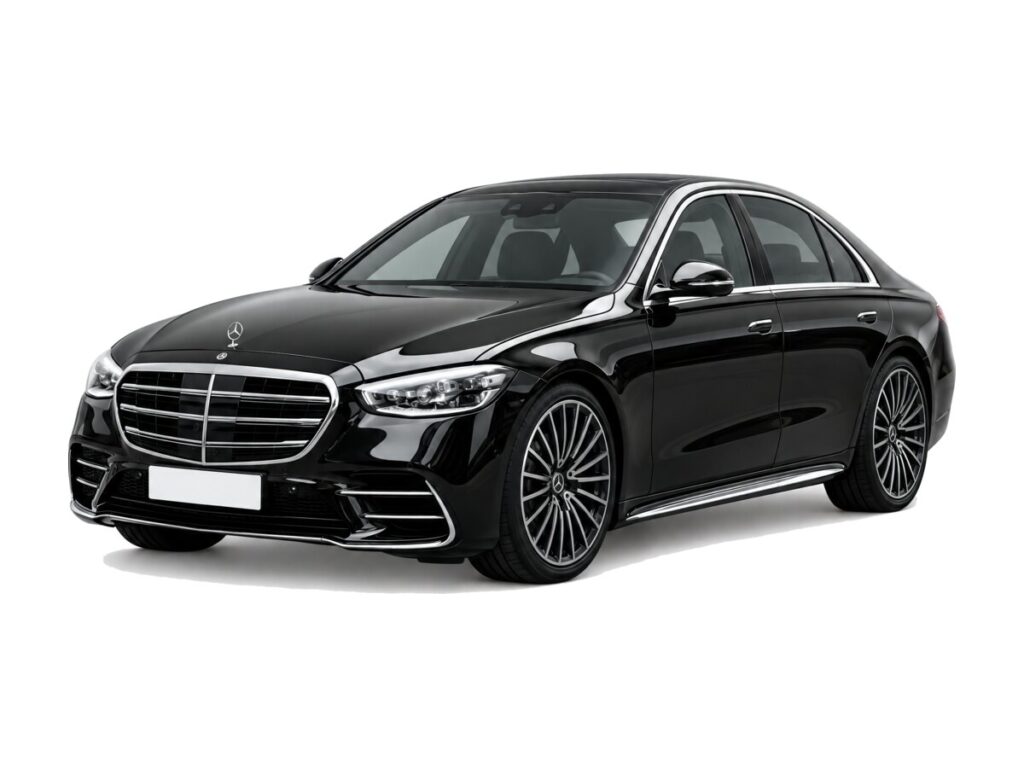 Mercedes-Benz S-Class with chauffeur in Mykonos, Black Premium