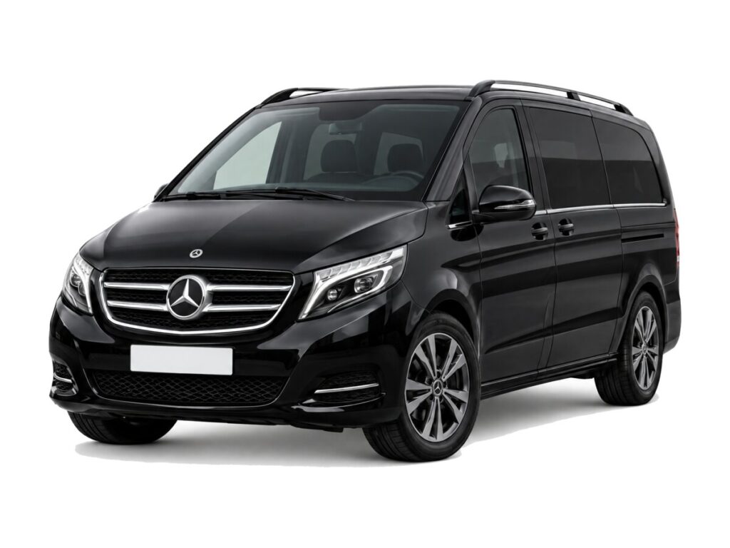 Mercedes-Benz V-Class with chauffeur in Mykonos, Black Premium